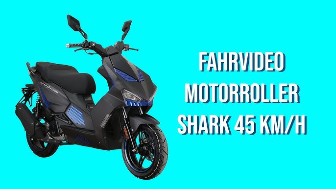 Alpha Motors Motorroller SHARK 50ccm 45 km/h - YouTube