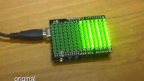 Arduino LoL Shield improved scaning