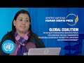 Un human rights prize winner the global coalition for the right to a healthy environment