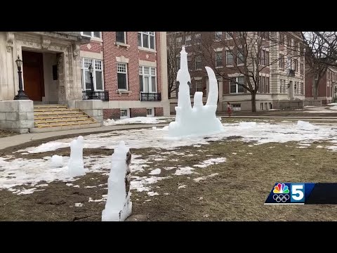 Dartmouth College Islamic student organization ice sculpture vandalized