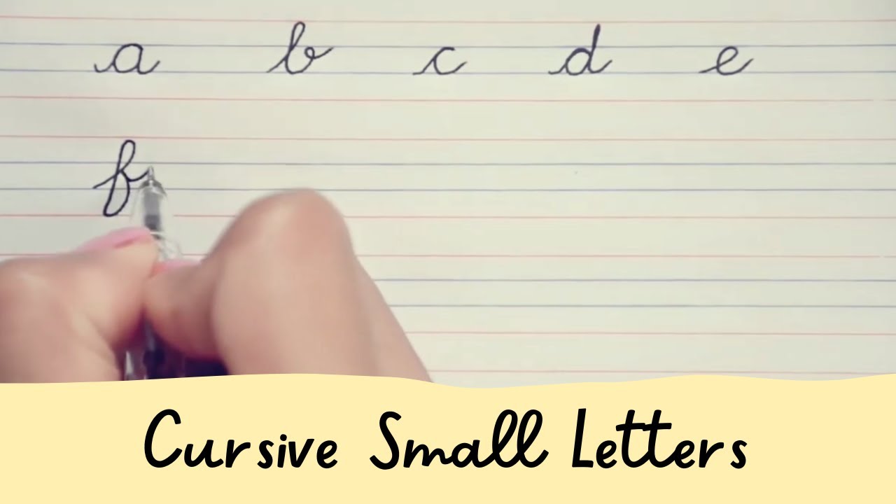 Cursive Small Letters #handwriting #cursive #calligraphy #smallletters ...