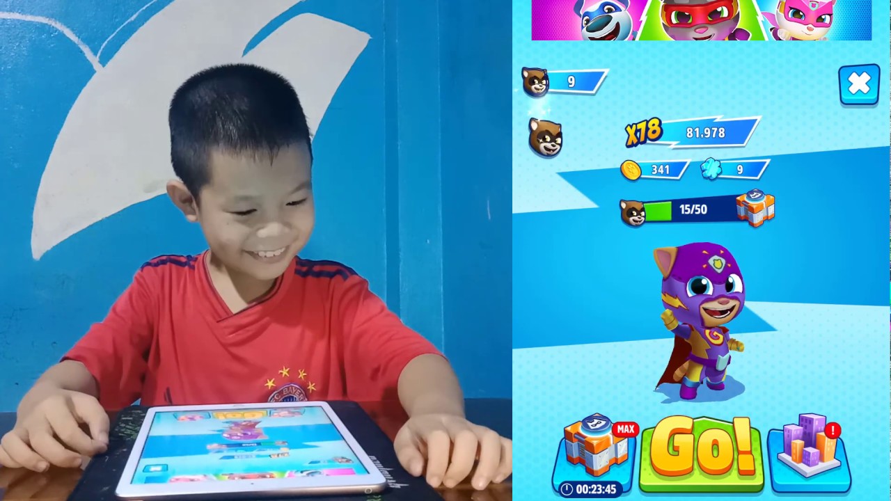 Chơi Game Mèo Tom Siêu Nhân Cùng Mình Chiến TV #2 Taking Tom Hero Dash