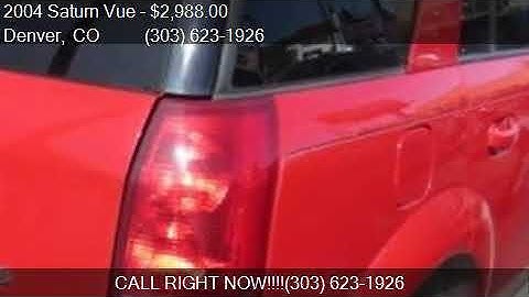 2004 Saturn Vue Base Fwd 4dr SUV V6 for sale in Denver, CO 8