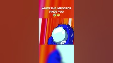 Thumbnail of When the Impostor finds you... 😰😬 #shorts #amongus #animation #anime