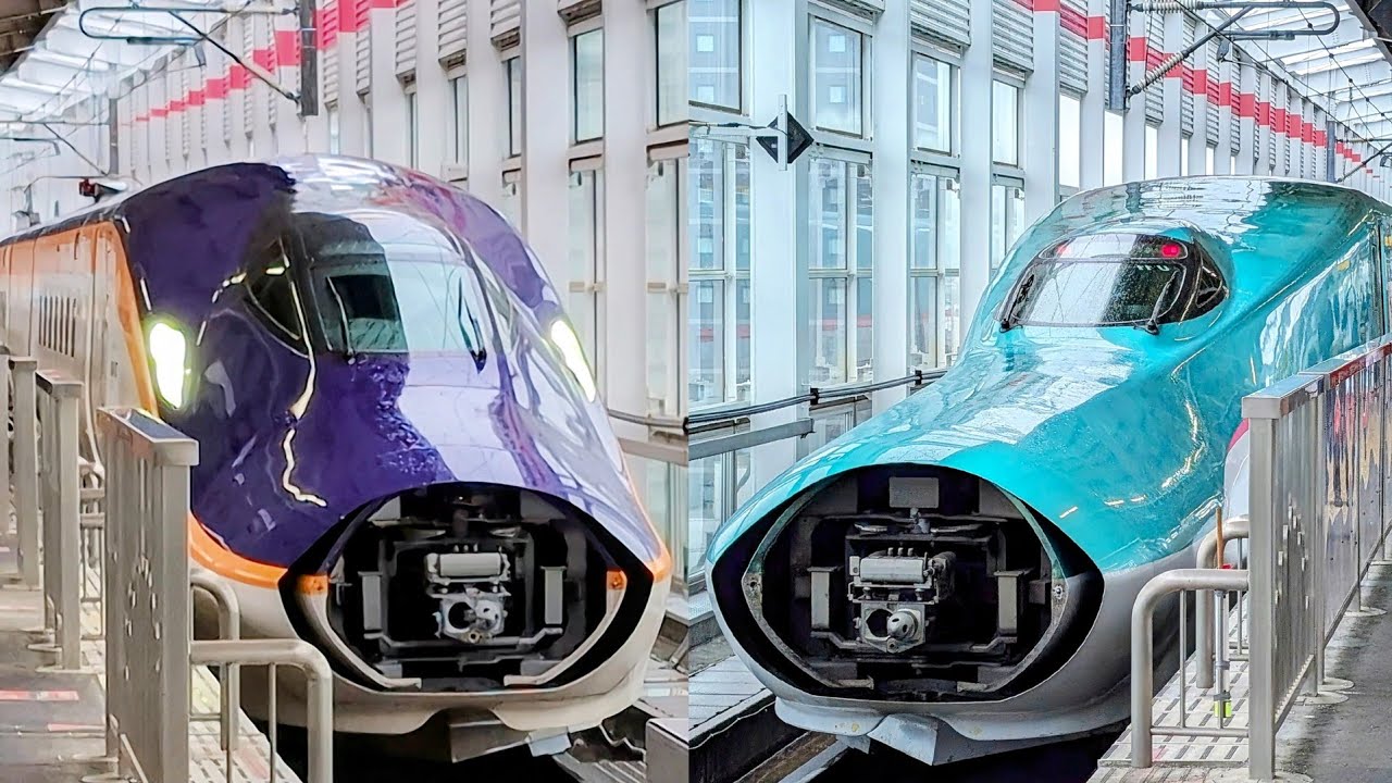 【連結映像】E8系つばさとE5系やまびこの連結映像 | 連結シリーズvol.7 | 4K