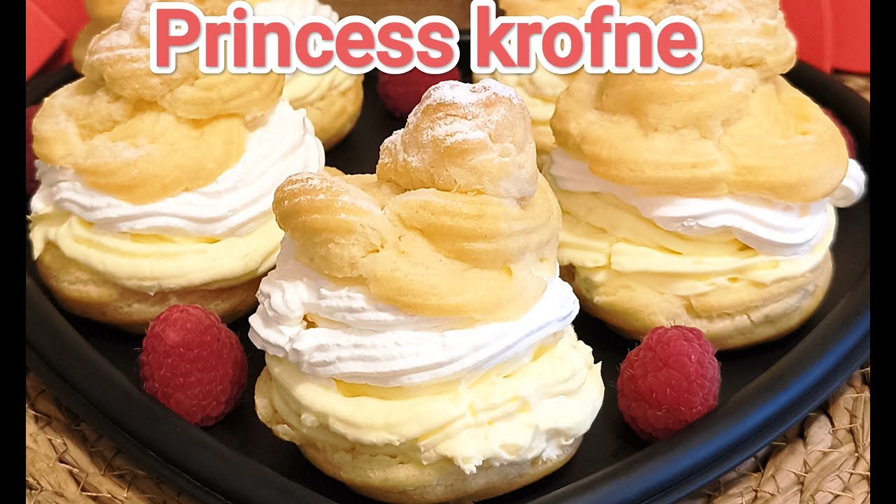 Профитроли с ванильным кремом — райское наслаждение для вкусовых рецепторов, тают во рту! #профит...