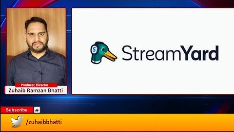 Streamyard | Live Interviews with 2 or 3 Persons on Social Media |  Streamyard Urdu Hindi Tutorial