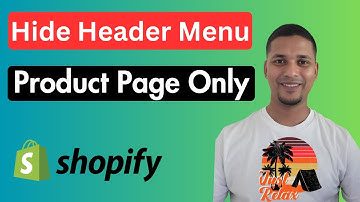 How To Hide Header Menu On Product Page Only In Shopify ✅ Easy & Fast