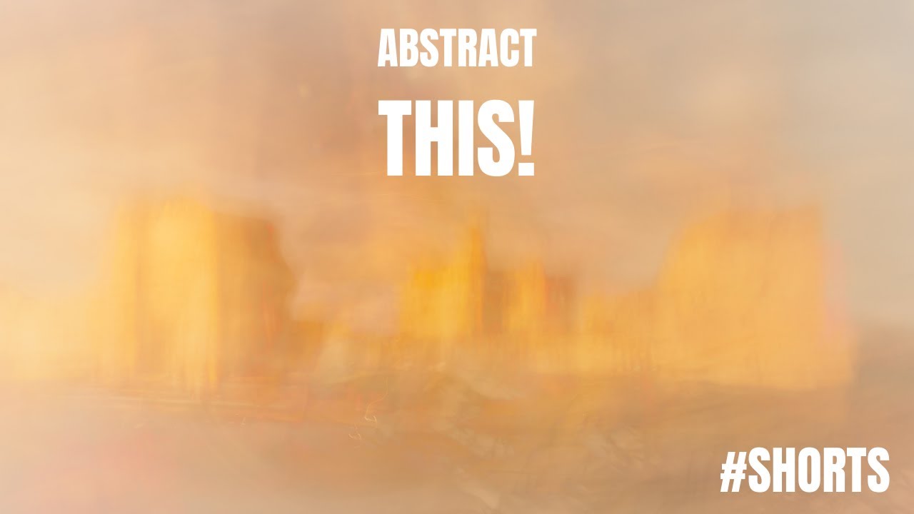 Making an ABSTRACT image | ICM Photography #SHORTS