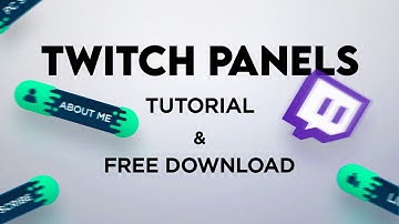 Make Twitch Panels on Photoshop CC | Download Twitch Panels | Twitch Setup on Android | Stream Panel