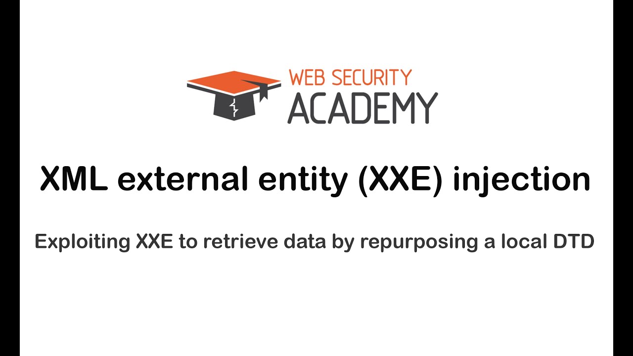 Portswigger XML injection Exploiting XXE to retrieve data by