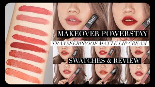 MAKEOVER POWERSTAY TRANSFERPROOF MATTE LIP CREAM