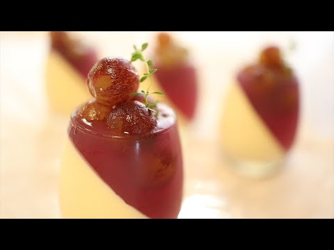 巨峰のババロアの作り方・レシピ【巨峰ゼリー】 Grape Bavaroa Jelly Recipe｜Coris cooking