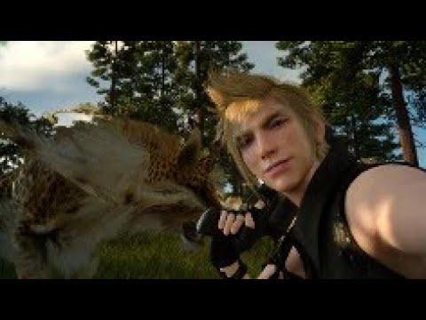 Final Fantasy XV Blind Run: Easy EXP early game Level 36 in Chapter 2 FFXV Coeurl...