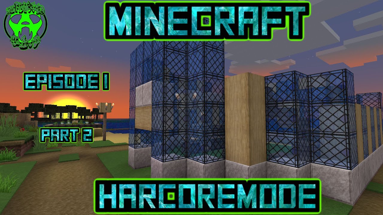 Minecraft Hardcore Episode 1 Part 2 - YouTube