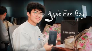 Apple Fan Boy Tries Samsung for the First Time
