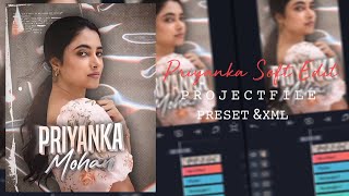 🤍🙈Priyankamohan Soft Edit Project File  With Xml Link in Alightmotion Tamil || Prabha Edits Official screenshot 2