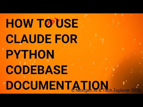 How to Use Claude for Python Codebase Documentation