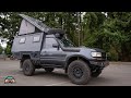 Custom 4x4 Overland Camper - Their Toyota Land Cruiser Off Grid Tiny House