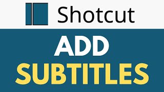 How To Add Subtitles in Shotcut | Adding and Customizing Subtitles | Shotcut Tutorial screenshot 5