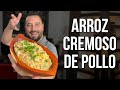 Cómo hacer un Arroz Cremoso de Pollo, Maíz y Tocineta | Receta Rápida