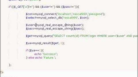 PHP - SQL Injection