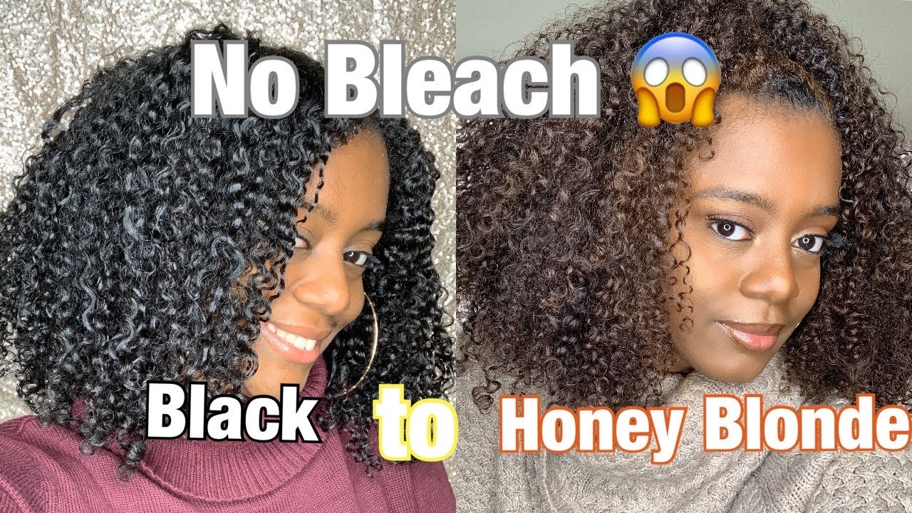 I Dyed My Natural Black Hair Honey Blonde For The First Time At