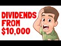 How to Invest $10,000 Dollars for MASSIVE Dividend Income