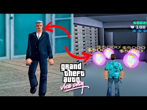 Never Follow The Bank Manager In GTA Vice City! (Hidden Secret CHEAT CODE)