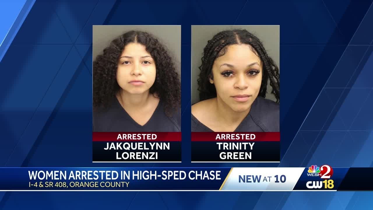 2 women arrested in Orange County wrong way high speed chase - YouTube