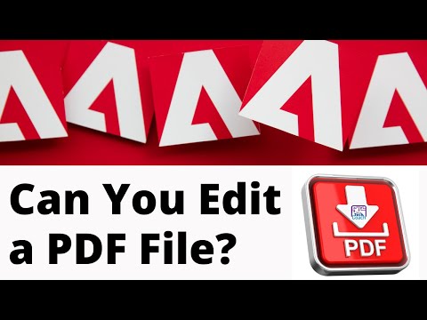 Can You Edit a PDF File?