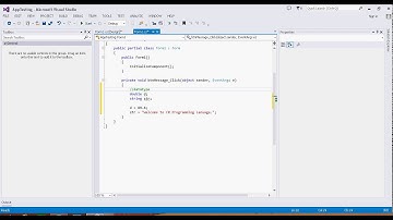 Beginning C# Tutorial 3 How to Declare Variable