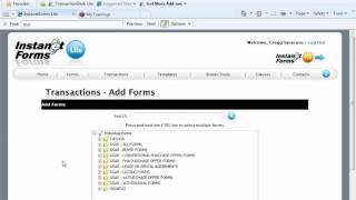 How Do I __ Add a Form to a Transaction_InstanetForms Lite View screenshot 3