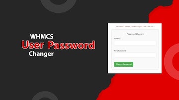 How To Change Whmcs Users Password Through Admin Panel | Whmcs User Password Reset Addon Module