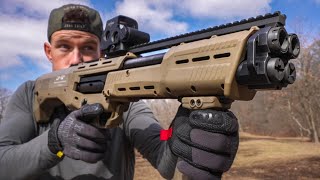 The DP-12, The ULTIMATE Double Barrel Shotgun???