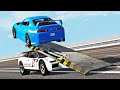 LAUNCHING Traffic Into The Sky With The RAMP Car! Crazy Crashes! - BeamNG Drive Mods