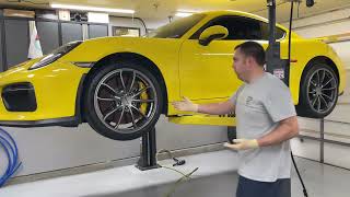 Porsche GT4 Brake Fluid Change and Test Drive