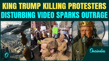 VIDEO: Trump Posts BIZARRE Clip of Himself as a ‘King’ Killing Thousands of ‘No King’ Protesters