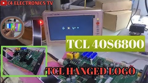 TCL 40S6800 HANGED LOGO #smartgadgets #viral  #trending #repair #recovery  #tcl