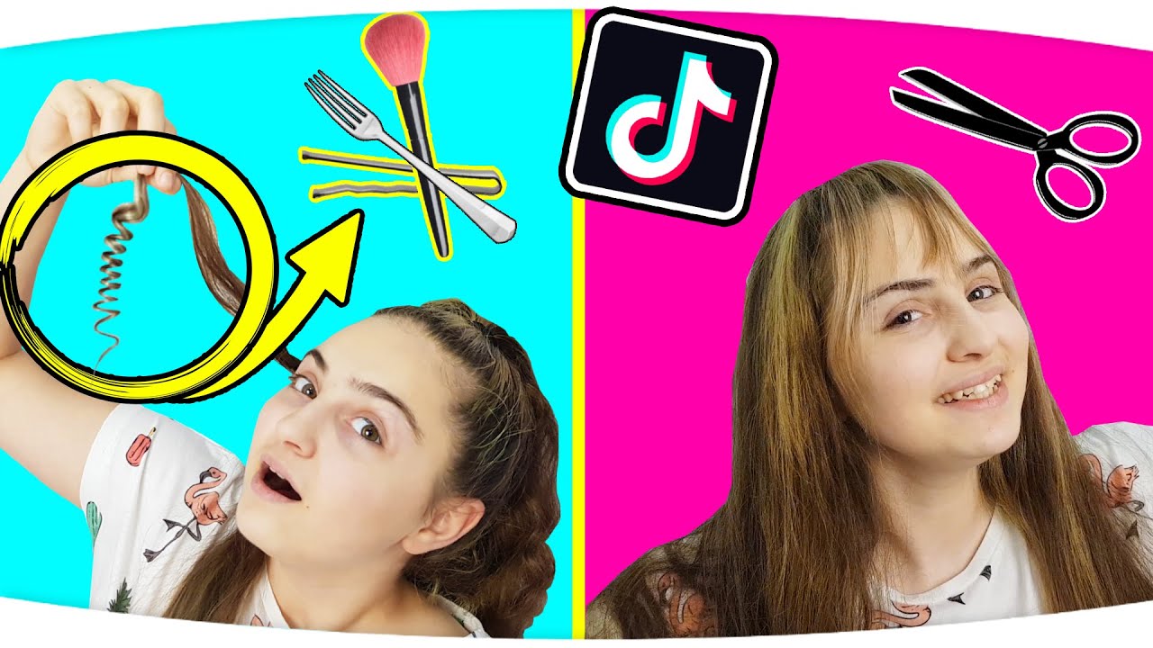 TikTok SAÇ HİLELERİNİ DENEDİK #3 || #TikTok #viralTikTok #TikTokHair