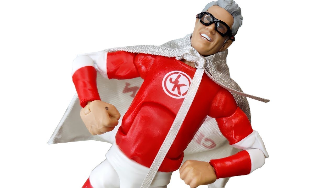 Johnny Knoxville WWE Elite 101 Toy Figure Unboxing & Review 60FPS AI