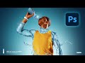 Nestl water advertising design  product manipulation in photoshop 