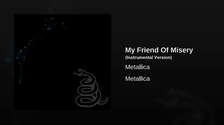 Metallica - My Friend Of Misery (instrumental version)