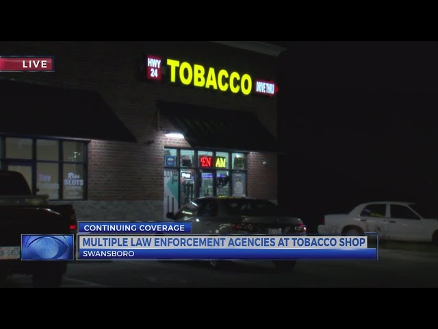 Swansboro tobacco shop searched as part of law enforcement operation