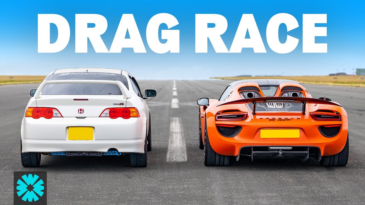 1,000hp Honda Type R v Porsche Hypercar