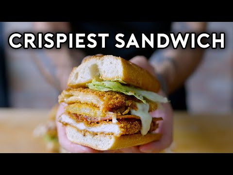 How to Make the Crispiest Sandwich from They Kidnapped my Son on Christmas  Binging with Babish