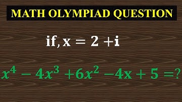 Math Olympiad Question || Complicated Complex Number Problem || Find the value of this expression