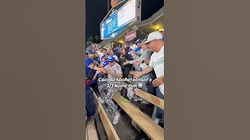 Shohei Ohtani’s 3rd home run of the night 🔥 #nlcsweep #shoheiohtani #losangeles #dodgers #shorts