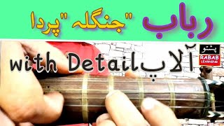 Rabab ' JANGLA' parda Alaap and Rabab setting with detail fast and slow motion by Mussawir Shah