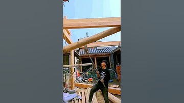 Construction Method: The process of lifting columns and beams - good tools can increase efficiency